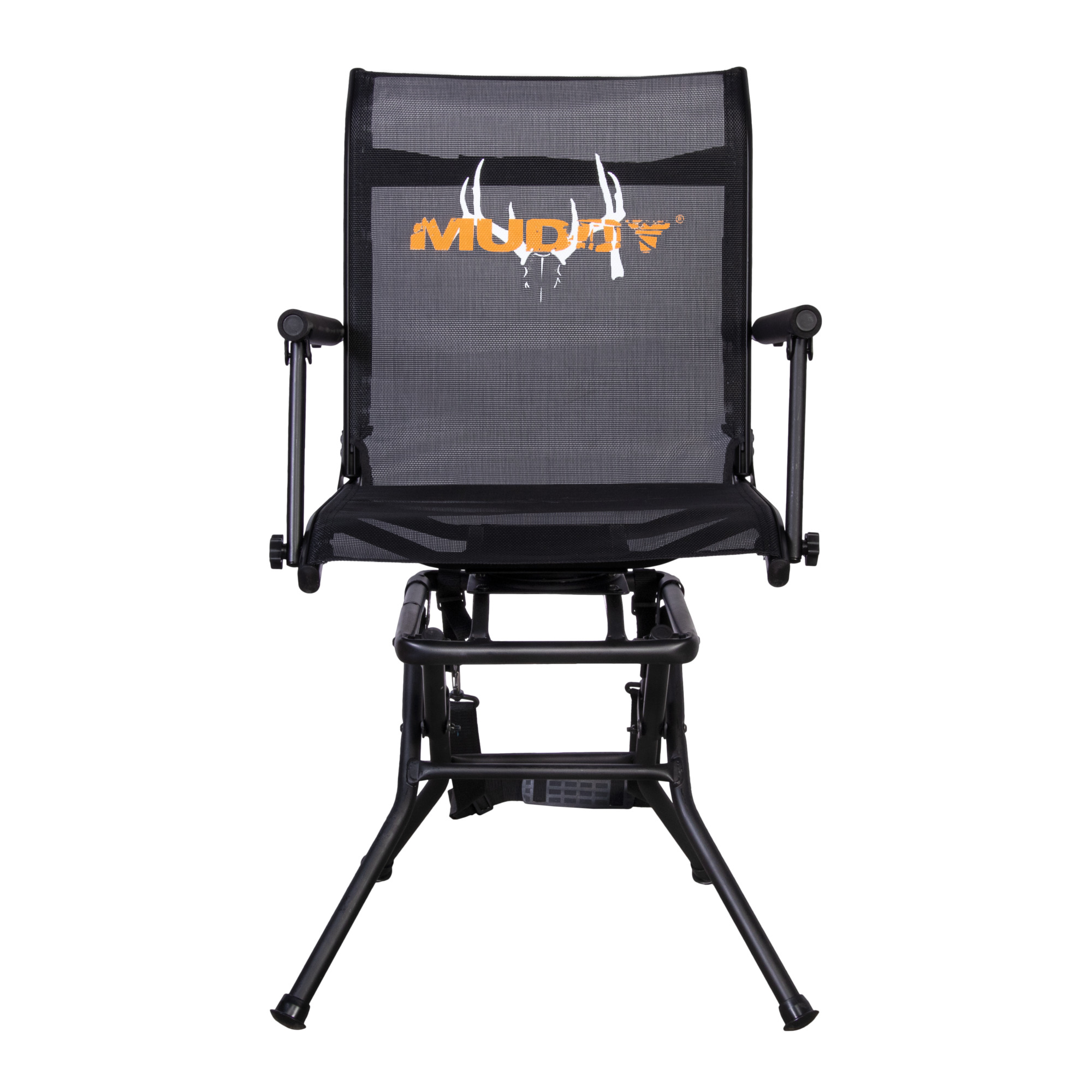 Muddy Swivel Ground Seat - 360-Degree Swivel, Flex-Tek Seat, Black, Model# MUD-MGS400